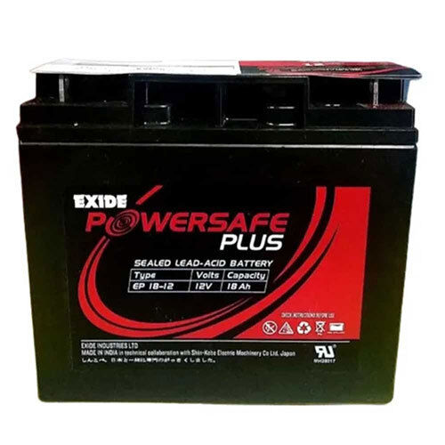 18Ah Exide Power Safe Plus Smf Battery Nominal Voltage: 12 Volt (V)