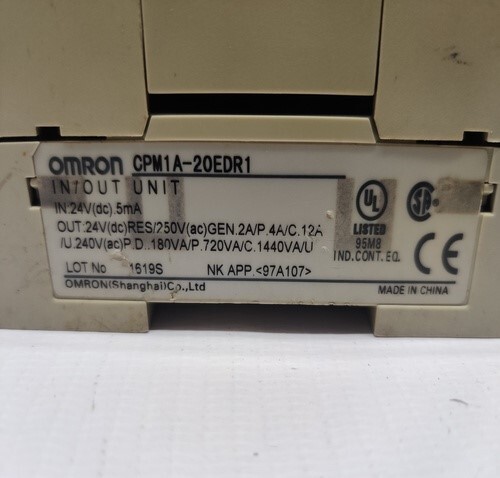 OMRON CPM1A-20EDR1 IN/OUT UNIT