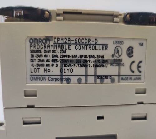 OMRON CPM2A-60CDR-D PROGRAMMABLE CONTROLLER