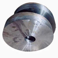 Round Forged Steel Gear Blank - Diameter 10 Inch, Thickness 50 Mm, Silver Color | Galvanized Surface, Hard Hardness, Forging Technology, Automobile Industry