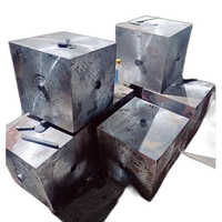 Brass Square Block - Minimum Diameter 50 Mm, Silver Color, 6 Holes | Hardness: Hard, Galvanized Surface Treatment, Forged Technology