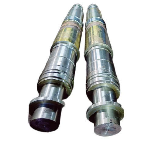 CNC Gear Shaft - Carbon Steel, Diameter 50-800 mm, Silver Color | Forged, Galvanized, Hard Surface Treatment, Industrial Size 6000 mm