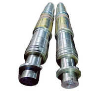 Cnc Gear Shaft - Carbon Steel, Diameter 50-800 Mm, Silver Color | Forged, Galvanized, Hard Surface Treatment, Industrial Size 6000 Mm