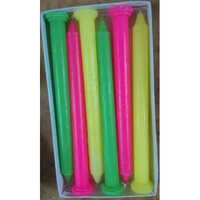 Colorful Wax Candles Use: Religious Activity