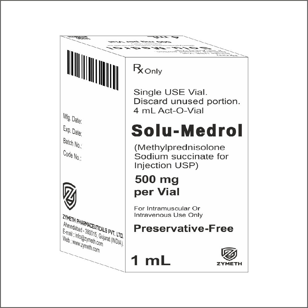 Methylprednisolone Injection 500mg