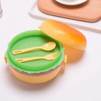 BURGER SHAPE LUNCH BOX PLASTIC LUNCH BOX