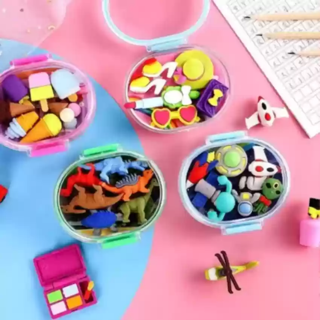 3d eraser set