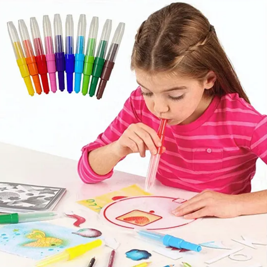 Blow pen