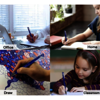 Blue erasable  pen