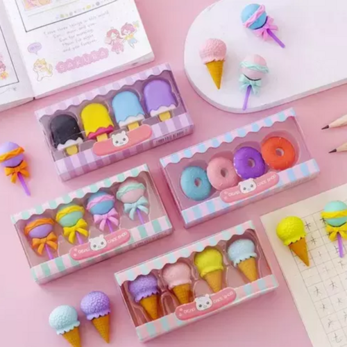 Cake soap eraser