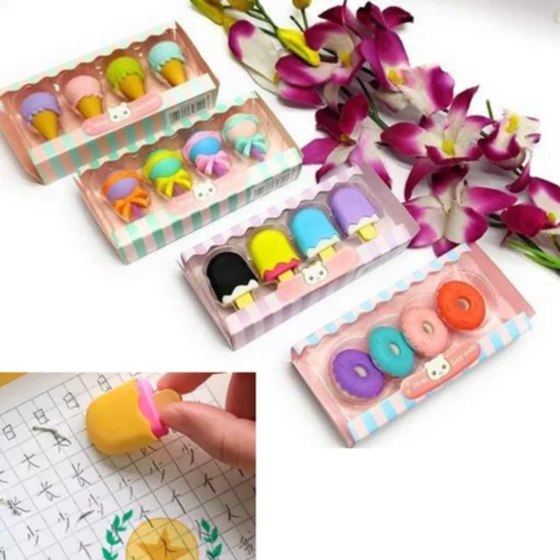 Cake soap eraser