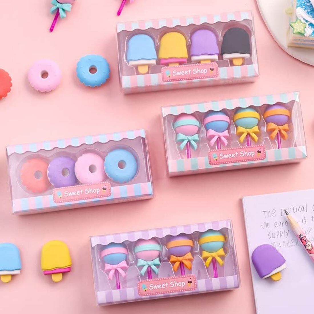 Cake soap eraser