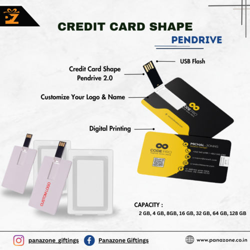 Credit Card Shape Pendrives