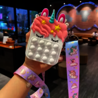 Cartoon popit sling bag