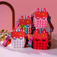 Cartoon popit sling bag