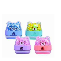 Cat Pencil Sharpner - Feature: Cute Bear Design With Bead Decoration