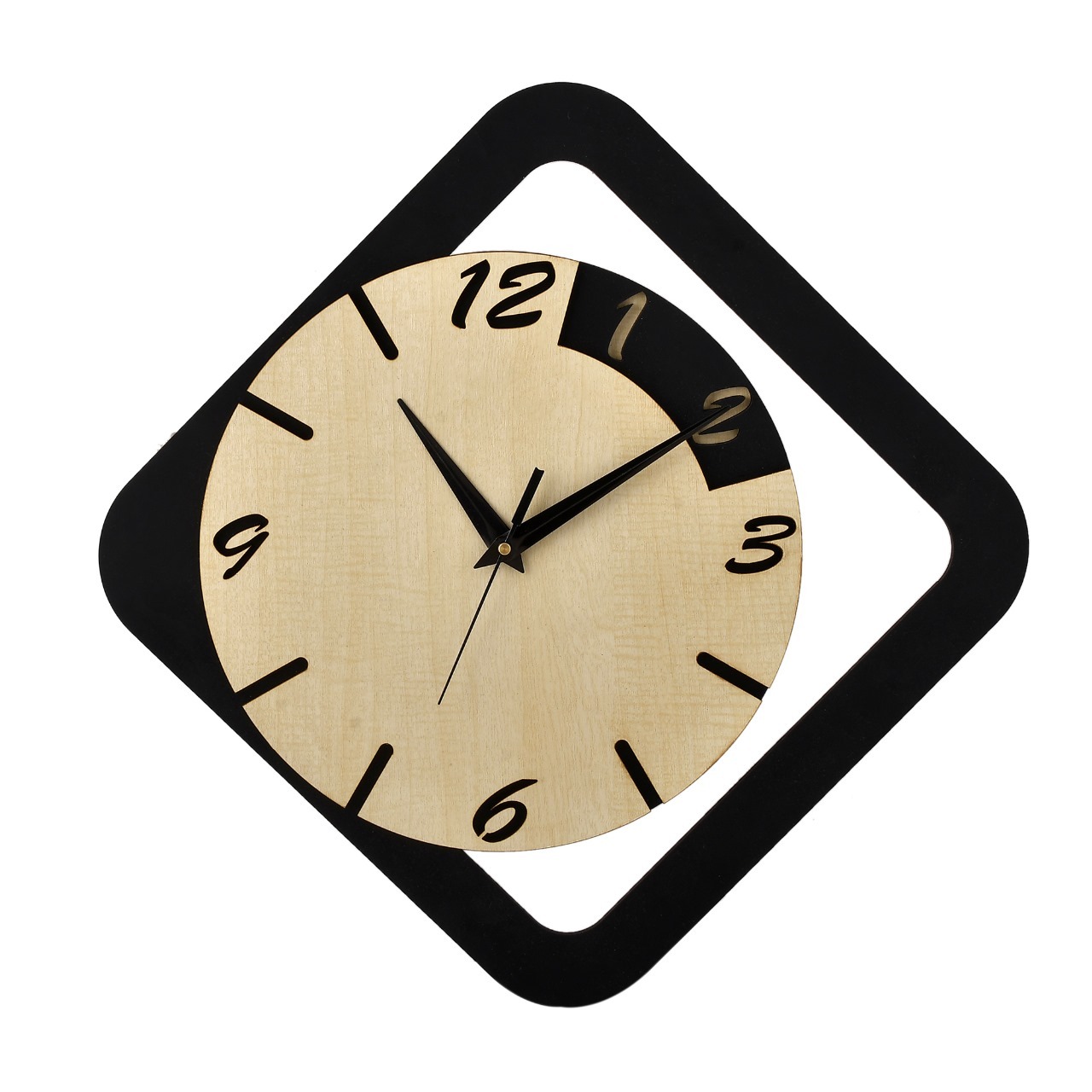 Wooden Wall Clock for Living  Room
