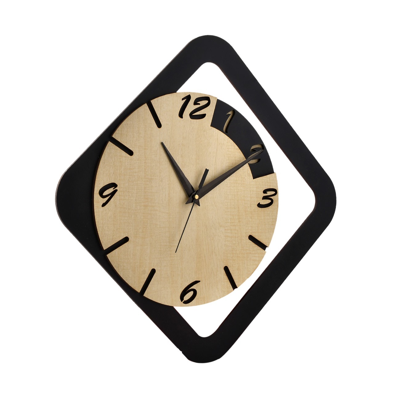 Wooden Wall Clock for Living  Room