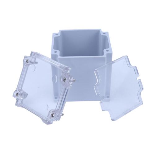 ABS Enclosure 80 x 82 x 85 mm Clear IP67