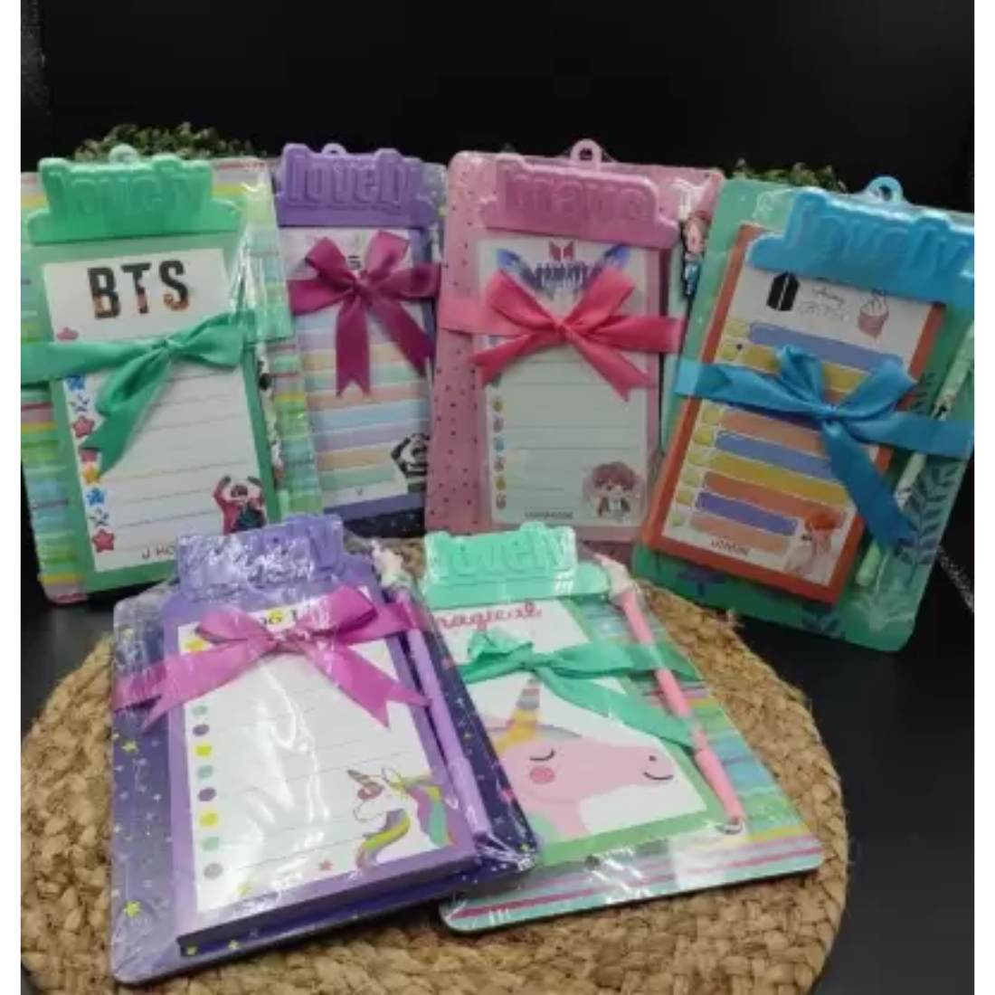 Clipboard with dairy