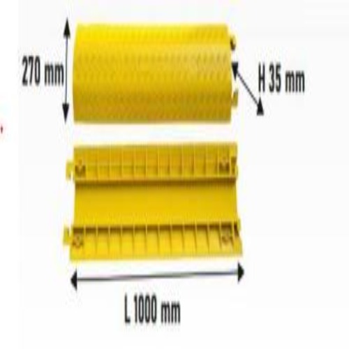 Cable Protector 1 Channel Plastic : Height:35mm