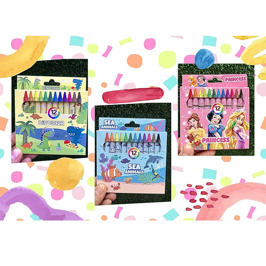 Mini crayons colour