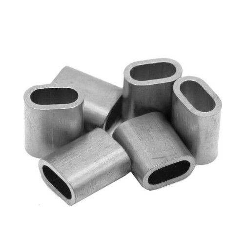 Aluminium Ferrule - 1.5mm to 28mm Diameter, Silver Finish | Perfect for Fencing, Fishing, Industry, Machinery, Rope, and Transportation