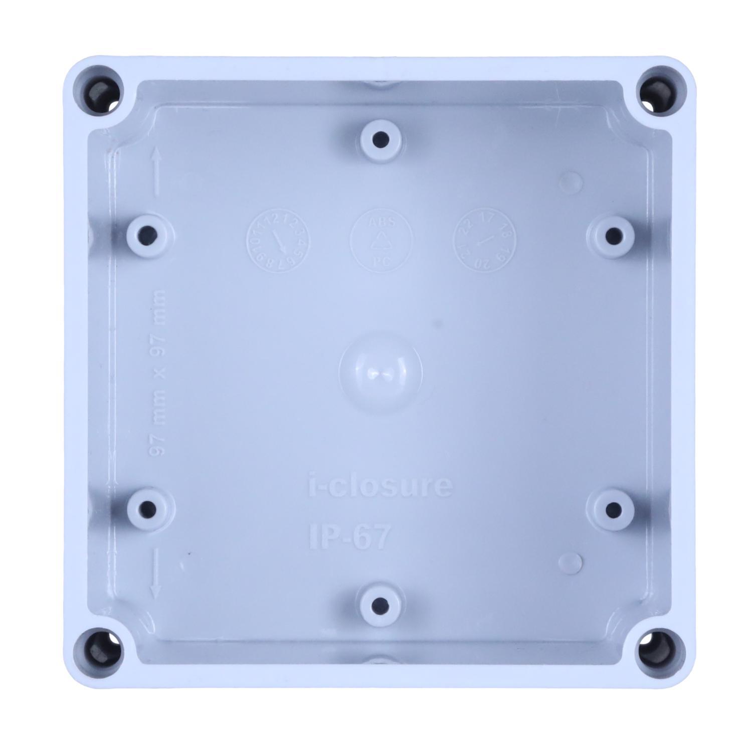 ABS Enclosure 100 X 100 X 80 mm IP67