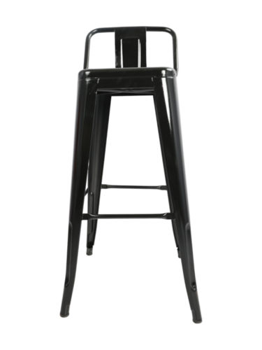 Adhunika Tolix Chair  (Black 17x17x38)