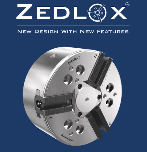 3 Jaw CNC Power Chuck With Closed Centre