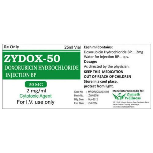 50 mg Doxorubicin Injection