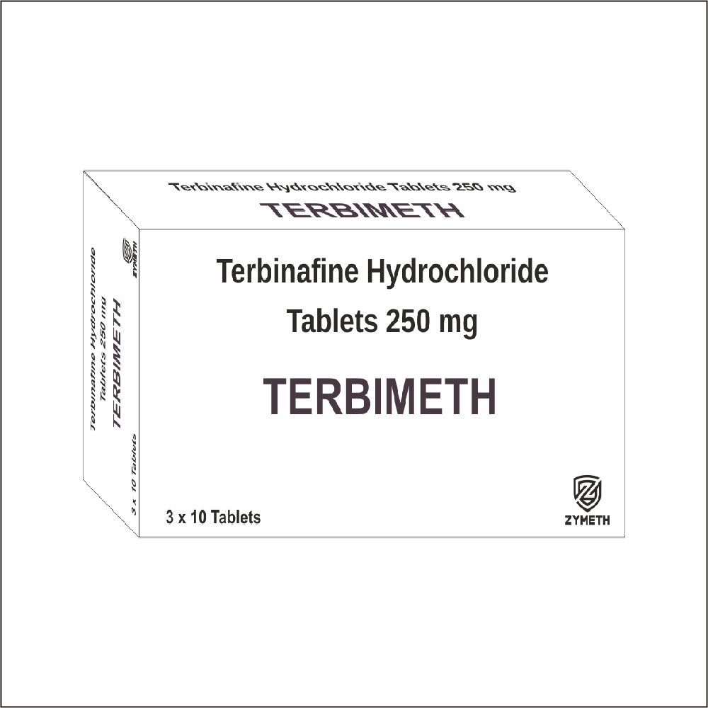 Terbinafine Hydrochloride Tablets - 50 Mg, 7 Tablets | Prescription Antifungal Treatment, Store In A Cool And Dry Place