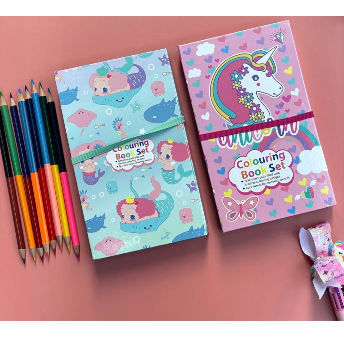 Colouring book set