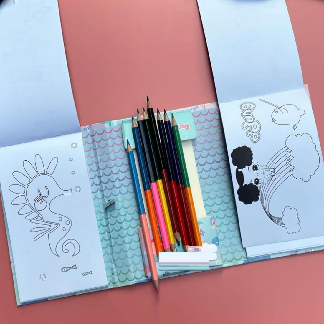 Colouring book set