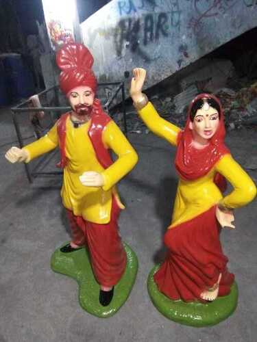 Punjabi Couple statue