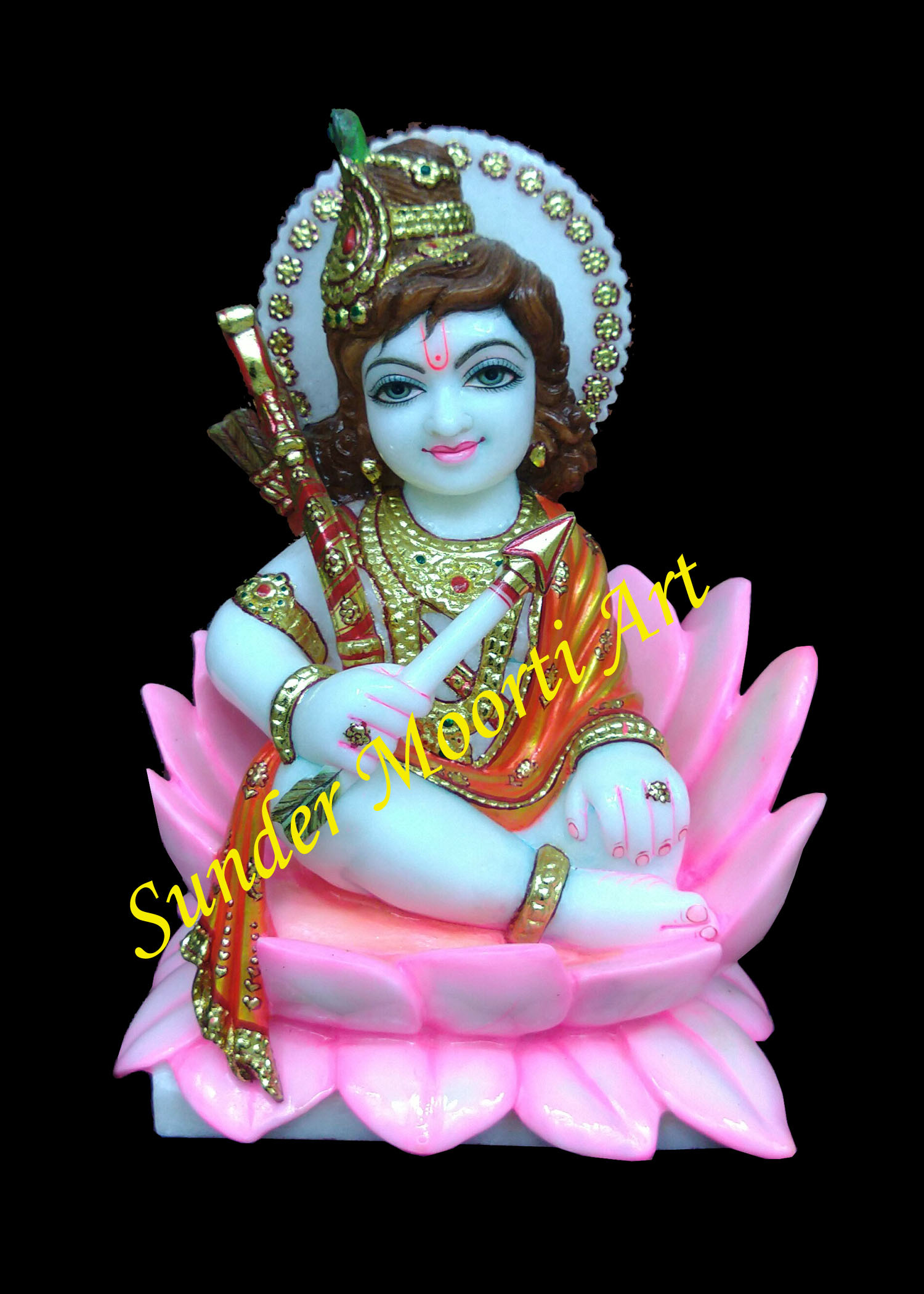 Marble Ram Lalla Statue