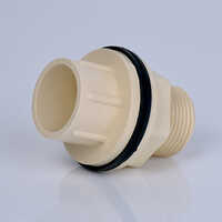 Cpvc Socket Type Tank Adaptor - Color: Off White