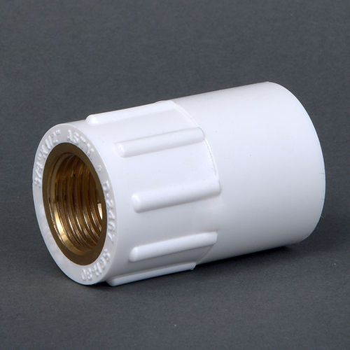 Off White 1 Inch Upvc Brass Reducing Female Threaded  Adaptor