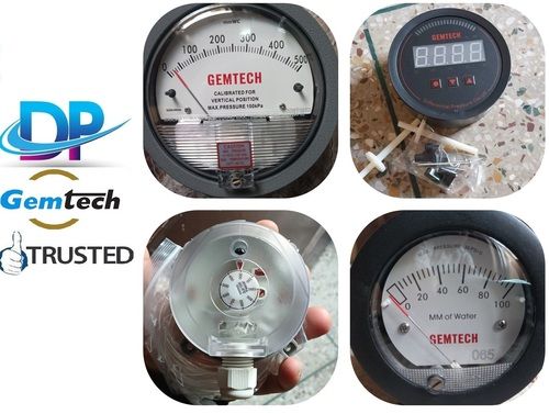 GEMTECH Differential Pressure Gauge Dealers Near Yashoda Hospital Nehru Nagar Ghaziabad