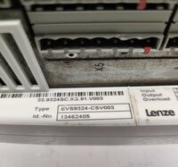 LENZE EVS9324-CSV003 SERVO DRIVE