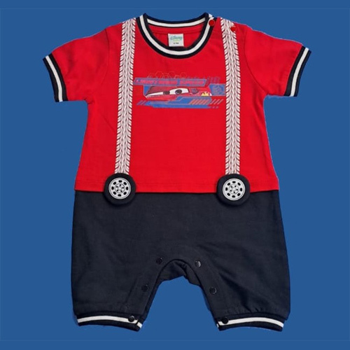 Boys Designer Infant Half Romper