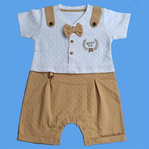 Boys Cotton Half Romper