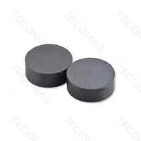Ceremic Round Magnets Sintered Ferrite Disc Magnet - Application: Industriualdc Motor