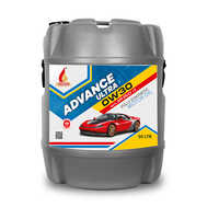 Advance Ultra 0W30 Engine Oil - 50Ltr API SN-CI +4 | Commercial Use Nil Ash % Vacuum Pack Light Brown Color Pleasant Aroma
