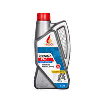 Fork Oil - 1ltr Anti Wear Advanced Mineral Based, Transparent Light Brown Color, Vacuum Pack, Nil Ash Percentage, Light Smell, Automotive Use