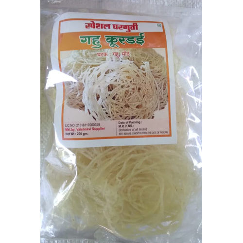 200Gm Wheat Gahu Kurdai Packaging: Bag