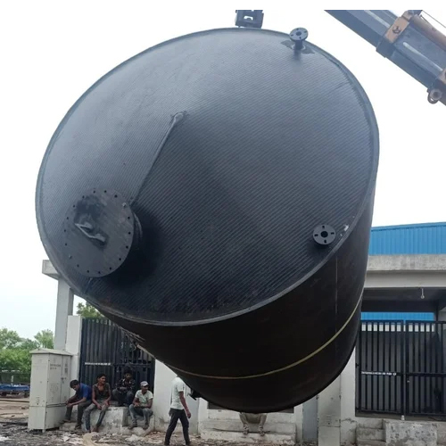 Black Solvent Storage Tank