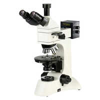 Lab Trinocular Polarised Microscope - Stainless Steel, Semi-automatic Operation | Electric Light Source, Industrial Use, Custom Color Options