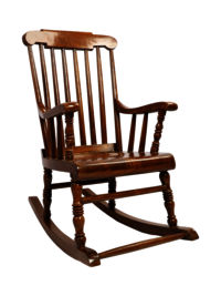 Adhunika Wooden Rocking Chair (16x27x35)