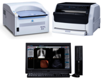 Konica Cr System - Mono-slot Reader 60/45/25 Plates/h, Selectable Resolution 87.5/175 M, Ultra Compact 0.31 M2/28 Kg, Environmentally Friendly, Easy Maintenance, 3-year Warranty